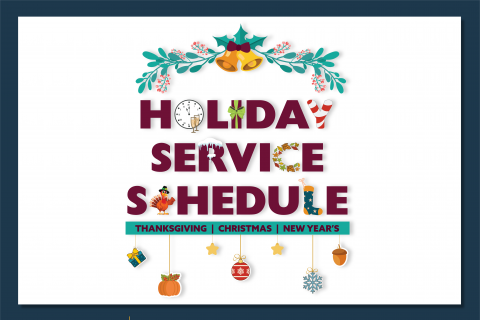 Plan Your Holiday Travel with DCTA’s 2020-2021 Holiday Schedule | DCTA Plan Your Holiday Travel with DCTA’s 2020-2021 Holiday Schedule | DCTA